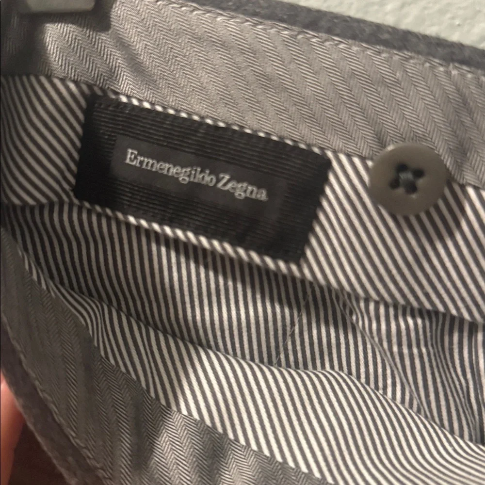 Ermenegildo Zegna Classic Gray wool Dress Pants
